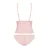 Top i gaćice Delicanta roze boje - S/M
