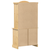 Vitrina sa staklom Corona 100 x 48,5 x 179 cm masivna borovina