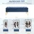 Homestar Klop 118x45x42 cm Modra