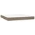 Vidaxl Box spring postelja z vzmetnico taupe 160x200 cm blago