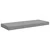 Plutajuće zidne police 2 kom sive 60 x 23,5 x 3,8 cm MDF