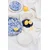 Set plitvih krožnikov EQUINOXE REVOL 26 cm, 6 kos beli bombaž