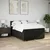 Vidaxl Box spring postelja z vzmetnico črna 160x200 cm blago