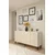 Hanah Home komoda Apolos 150, 150 cm, bela / travertin