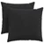 Jastučići za sofu 2 pcs Crna 45 x 45 cm Kordura tekstil