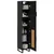Highboard Crni hrast 34,5 x 34 x 180 cm Konstruirano drvo