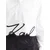 Karl Lagerfeld Bluza črna/bela
