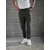 DAN FOX APPAREL Hlače na rob Essential črna