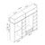 Hanah home Ormar Kale 270x235x52cm Antracit