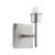 BRILAGI - LED zidno svetlo NUBILA 1xE27/60W/230V mat hrom/crvena