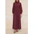 Trendyol Modest Ženska haljina Tctss26Eb00041, Ljubičasta