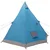 vidaXL 3 oseba Modra 185T poliester s PU premazom