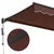 vidaXL vidaXL Avtomatsko zložljiva tenda rjava 400x300 cm, (21366848)