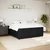 Vidaxl Box spring postelja z vzmetnico črna 200x200 cm žamet