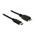 DELOCK priključni kabel USB 3.1 (1m), črn