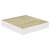 Plutajuće zidne police 4 kom hrast i bijele 23x23,5x3,8 cm MDF