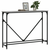 Konzolni stol siva boja hrasta 102x22,5x75 cm konstruirano drvo