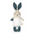 Krpena lutka zečić Nature Rabbit Doll Kdoux Kaloo bijela 25 cm od nježnog materijala od 0 mjeseci