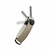Orbitkey Pebbled Leather Key Organiser Amber