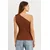 Cool & Sexy Ženska bluza EY2711, Braon