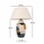 OPVIQ Stona lampa višebojena BK205