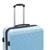 vidaXL 3-dijelni set čvrstih kovčega plavi ABS