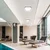 LED plafonsko svetlo za kupatilo LED/48W/230V 4000K IP44 42x42 cm crno