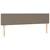 vidaXL Box spring postelja z vzmetnico taupe 120x190 cm blago