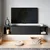 Hanah Home TV komoda Twist LED, 160 cm, antracit