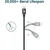 RAMPOW lightning kabel 0,2 m – siv