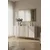 Hanah Home komoda Poli 150, 150 cm, bela / travertin / zlatna