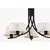 Jupiter 2104 - Luster na lancu ARTHUR 5xE27/15W/230V bela/crna/dekor mermera