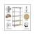 EPRO Metalna montažna polica Standard 180x90x30cm, metal-drvo, 875kg (5x175kg)