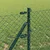 Stup za ogradu Zelena 10 x 0,6 m (40 x 40 mm mreža) Čelik i PVC