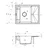 Deante ZRM T11A Granitna sudopera Magnetic, Antracit
