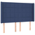 Krevet box spring s madracem LED plavi 140x190 cm od tkanine