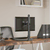 Nosač za monitor crni čelični VESA 75/100 mm