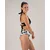 Copacabana Glam Bikini Kopalke Črno Bele - M