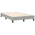 shumee Box spring postelja z vzmetnico LED sv. siva 120x200 cm blago