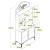 HANAH HOME Lyon 80 Cream Black