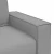 Trosjed/Kauč/Samostojeća Sofa Oblačno Siva 220x78x84 cm Tkanina