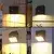 LED zidna solarna lampa sa senzorom LED/2,5W/3,7V IP65 1200 mAh crna