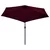 Vrtni suncobran s metalnim stupom 300 cm bordo