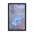 Plakat modre rože na vintage ozadju - 20x30 silver