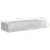 Zidna polica s ladicom siva boja betona 60 x 23,5 x 10 cm MDF