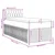 vidaXL vidaXL Box spring postelja z vzmetnico črna 80x200 cm blago, (21305918)