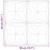 Zidne panele 48 pcs Origami beton 50 x 50 cm XPS pjena