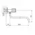 Zidni ventil 3/8 (gornji deo) AF501200