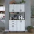 Hanah Home Multifunkcionalna komoda, Bela