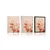 Plakat vejice listov Peach Fuzz - 20x30 silver